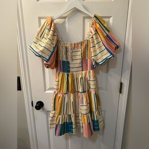 Entro Multicolor Dress: Size Large